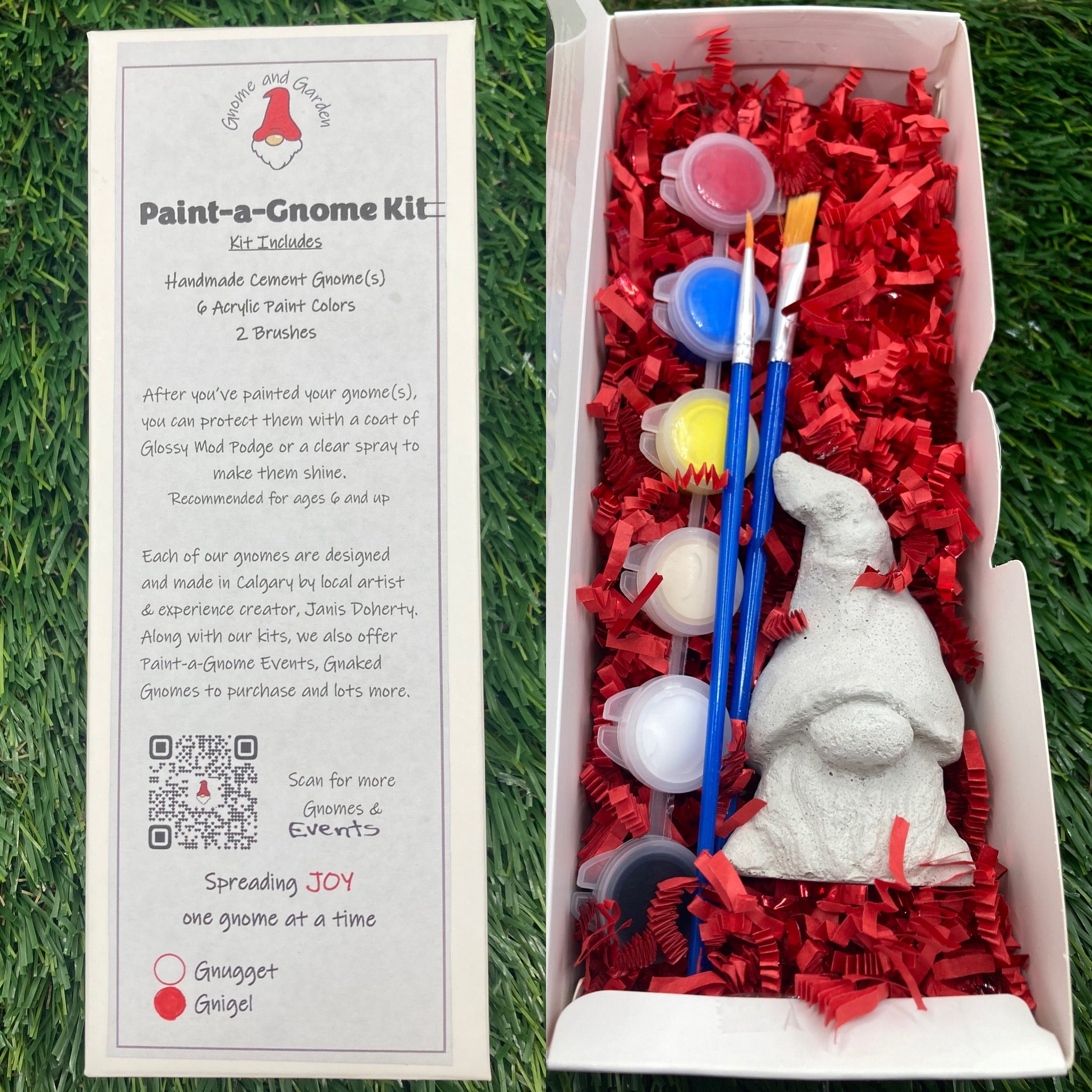 Gnigel the Gnome Paint Kit – Gnome and Garden