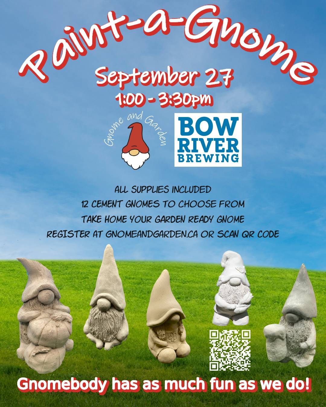 Paint-a-Gnome at Bow River Brewing - Sept 27