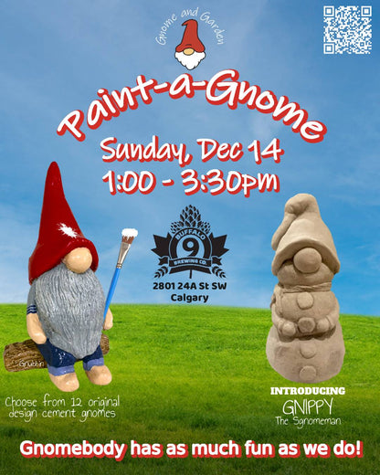 Paint-a-Gnome at Buffalo 9 Dec 14