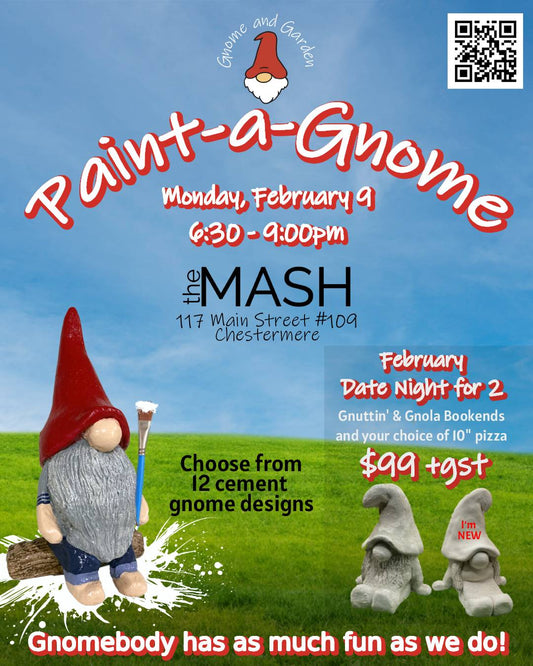 Paint-a-Gnome - the MASH Chestermere-Feb9/26