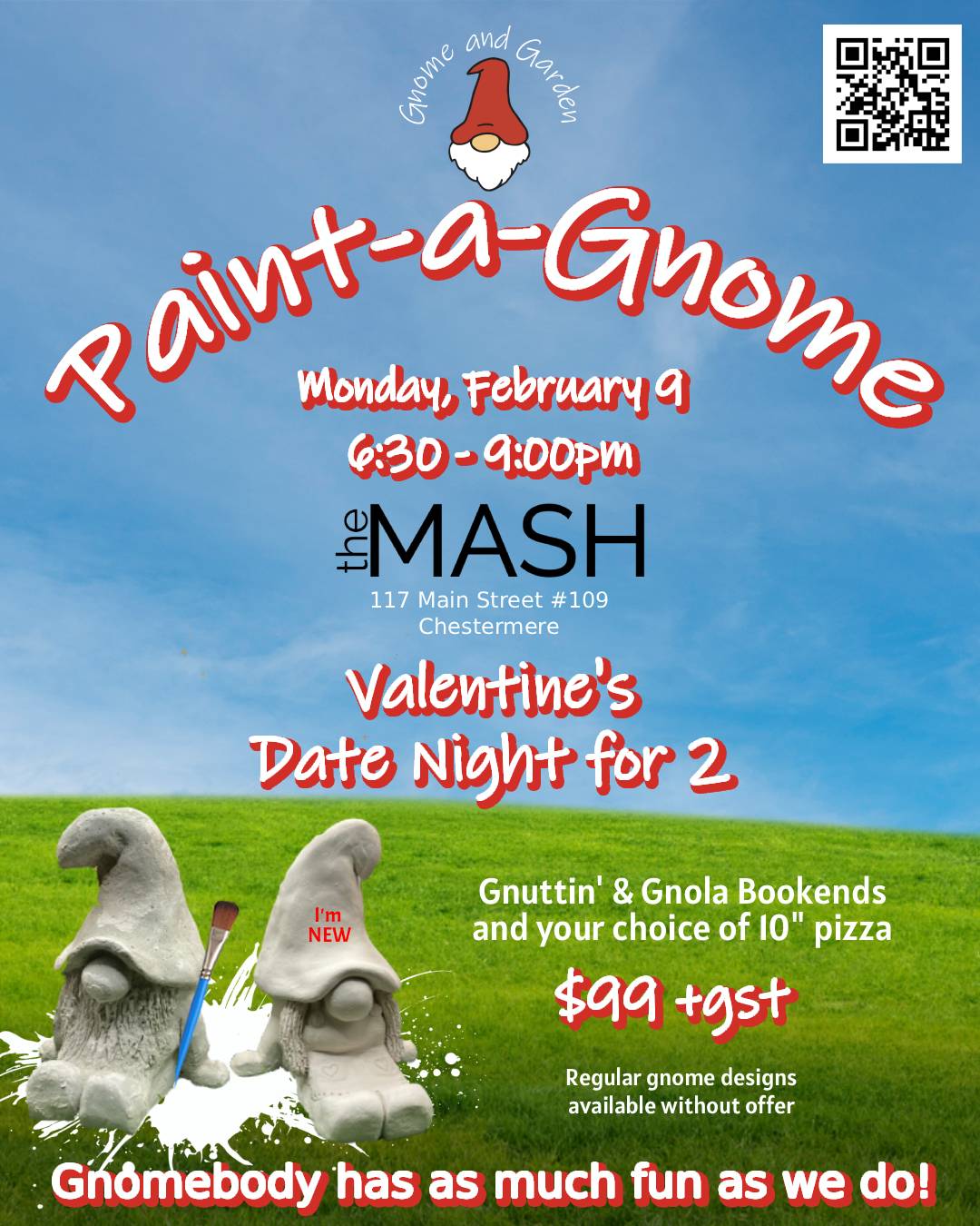 Paint-a-Gnome - the MASH Chestermere-Feb9/26