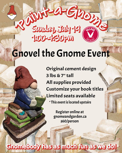Paint-a-Gnome-GNOVEL-Village Brewery July 19