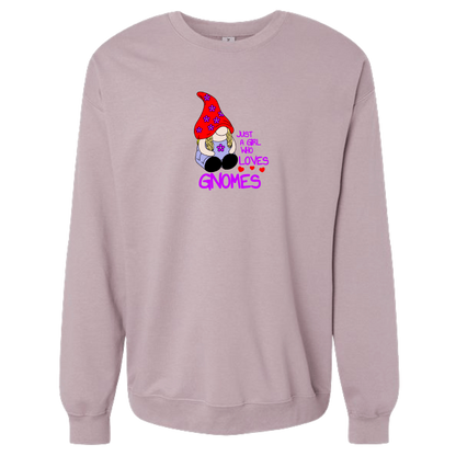 Just a Girl Who Loves Gnomes Sweatshirt