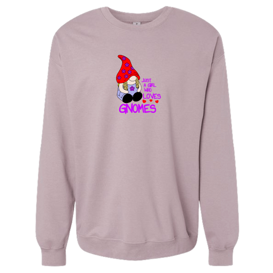 Just a Girl Who Loves Gnomes Sweatshirt