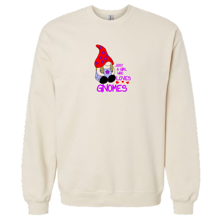 Just a Girl Who Loves Gnomes Sweatshirt