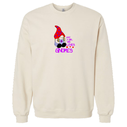 Just a Girl Who Loves Gnomes Sweatshirt