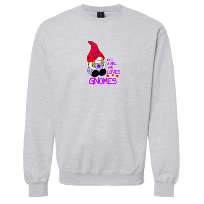 Just a Girl Who Loves Gnomes Sweatshirt
