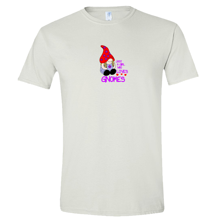 Just a Girl Who Loves Gnomes T-shirt