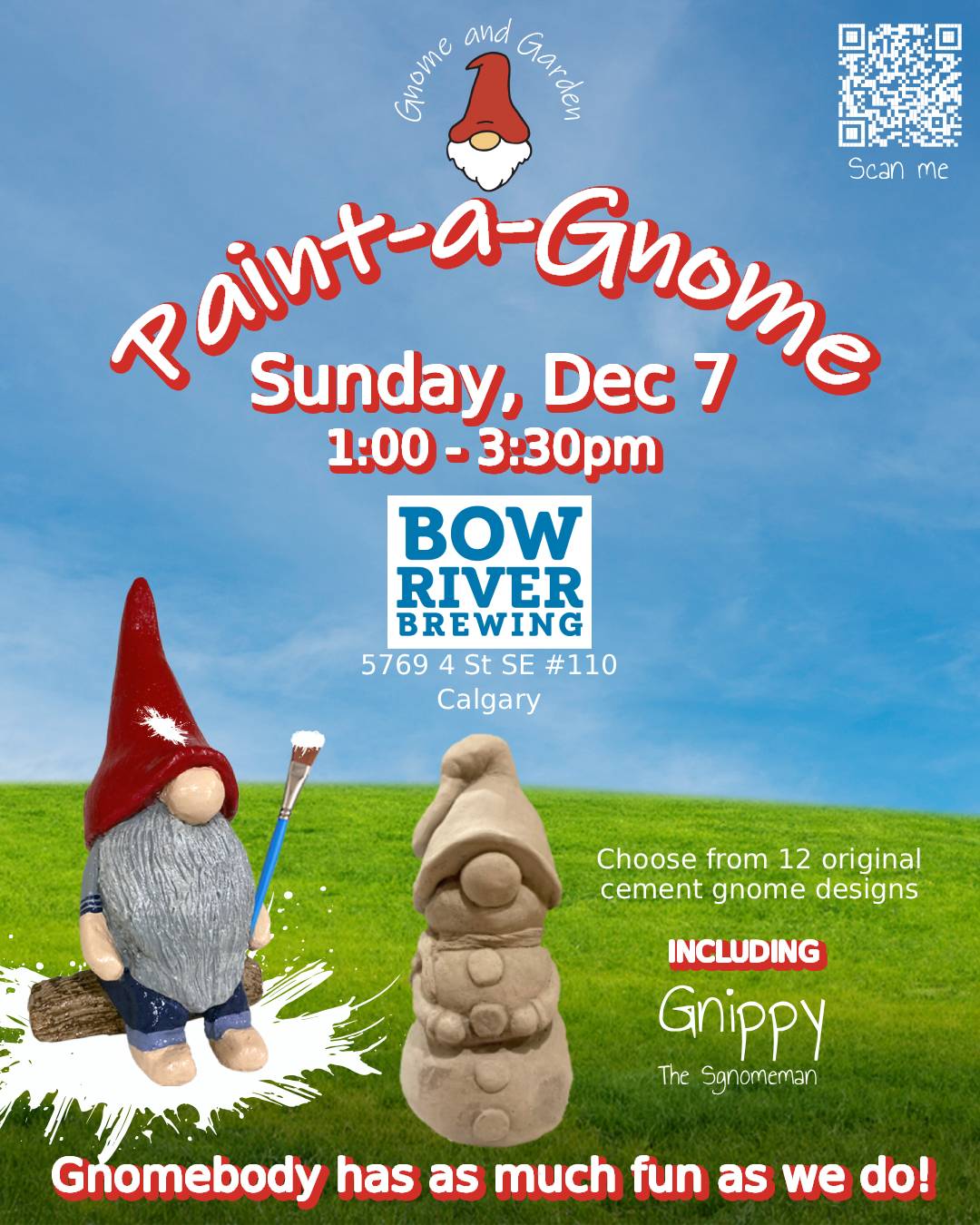Paint-a-Gnome at Bow River Brewing
