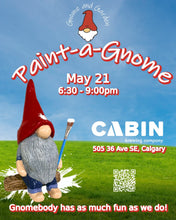 Load image into Gallery viewer, Paint-a-Gnome at Cabin Brewing
