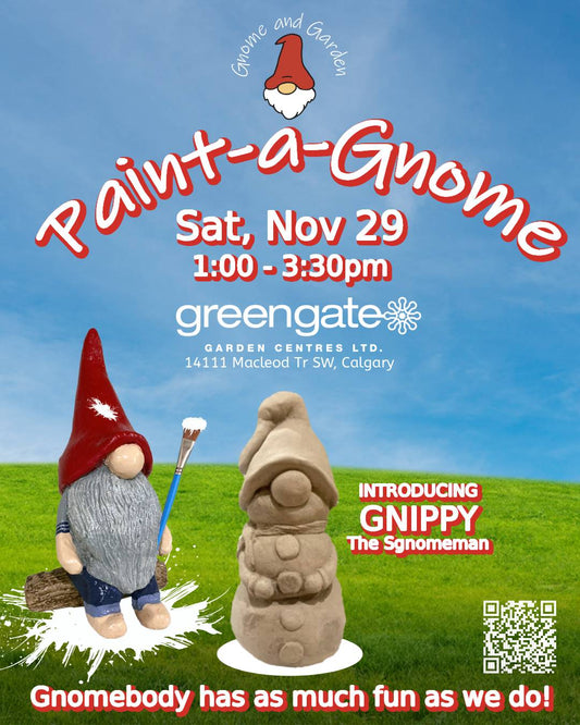 Paint-a-Gnome at Greengate Garden Centres
