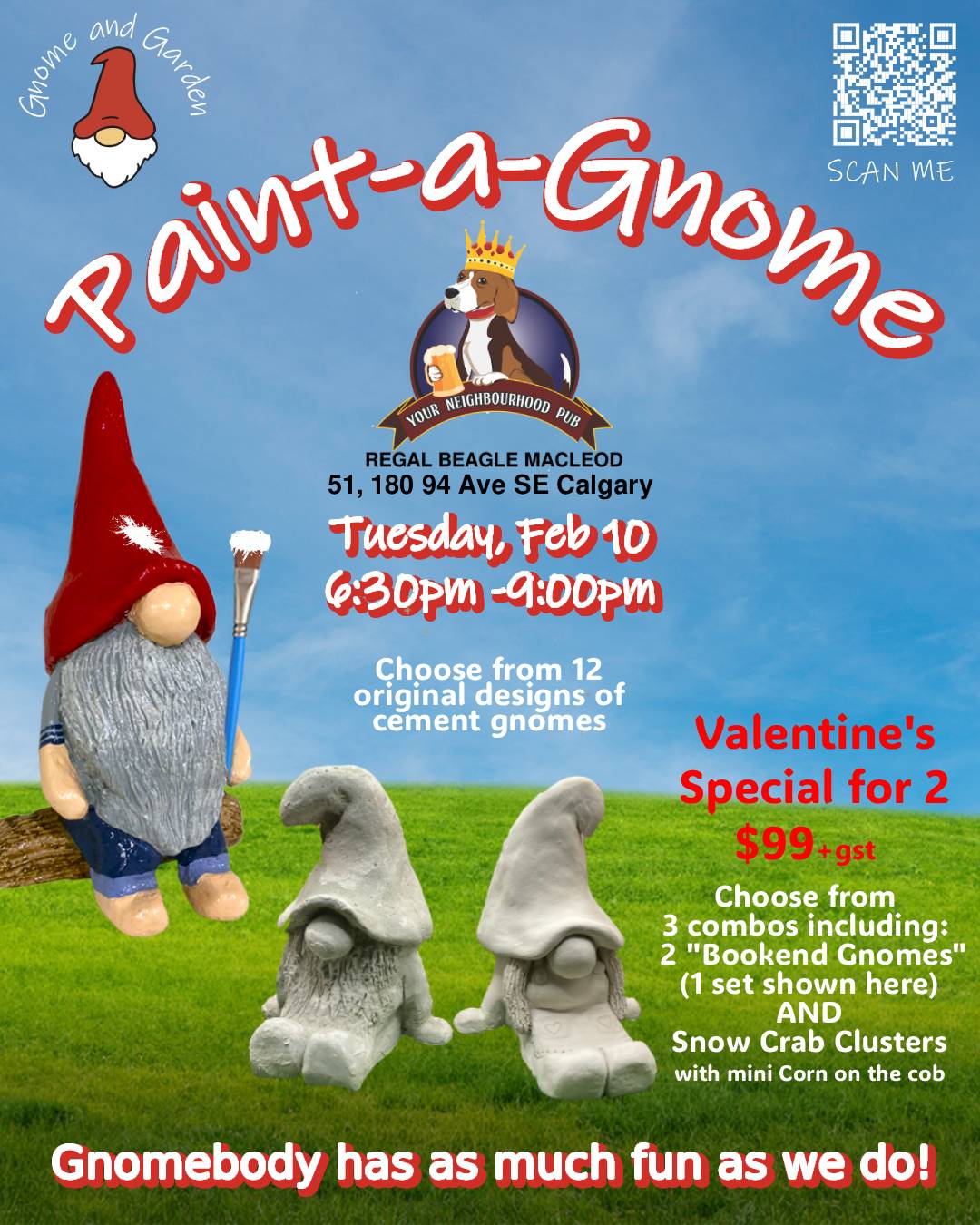 Paint-a-Gnome -Regal Beagle Macleod-Feb 10