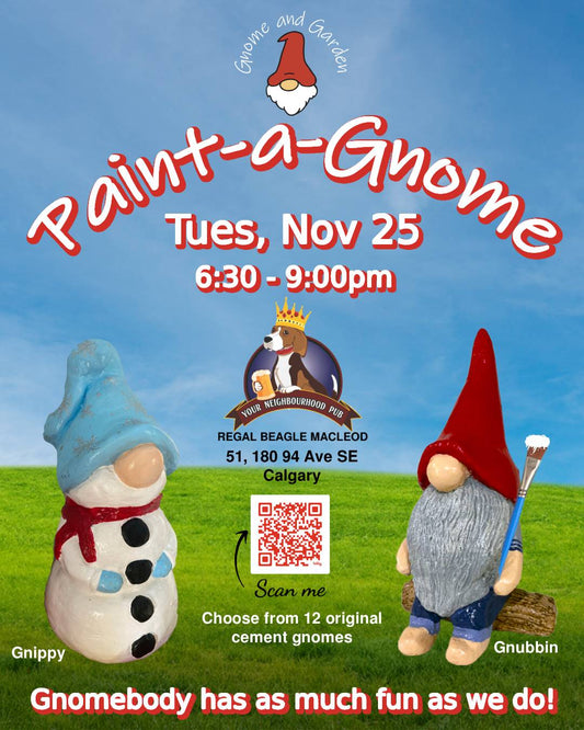 Paint-a-Gnome at Regal Beagle Macleod