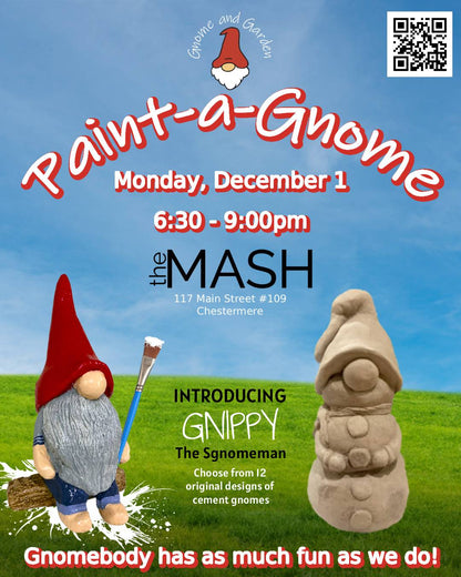 Paint-a-Gnome at the MASH