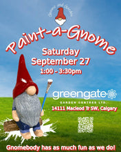 Load image into Gallery viewer, Paint-a-Gnome at greengate Garden Centres
