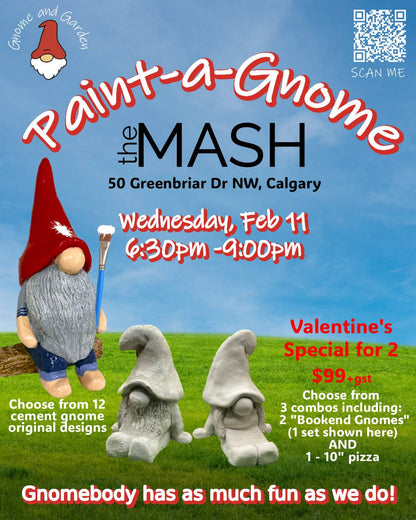 Paint-a-Gnome - the MASH Greenwich - Feb 11-26