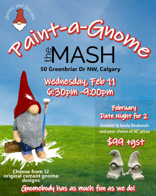 Paint-a-Gnome - the MASH Greenwich - Feb 11-26